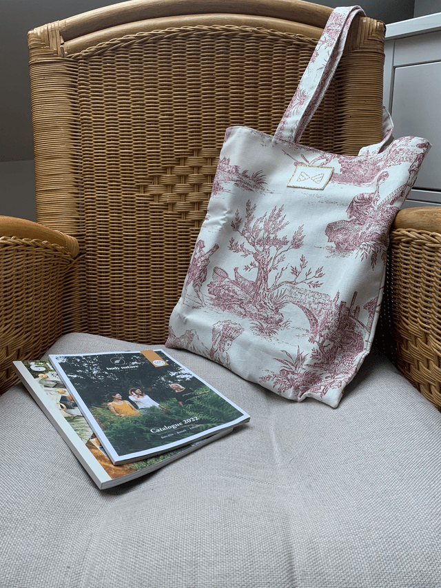 Tote bag « Le Romantique » rouge