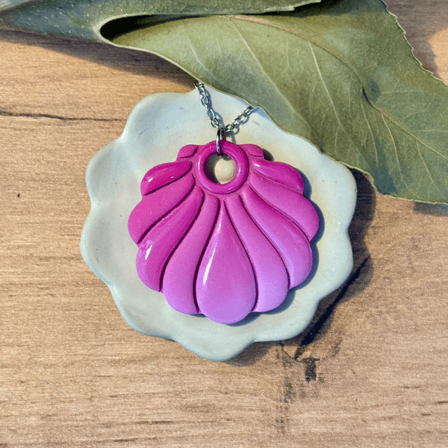Collier/ras de cou Ondine violet 