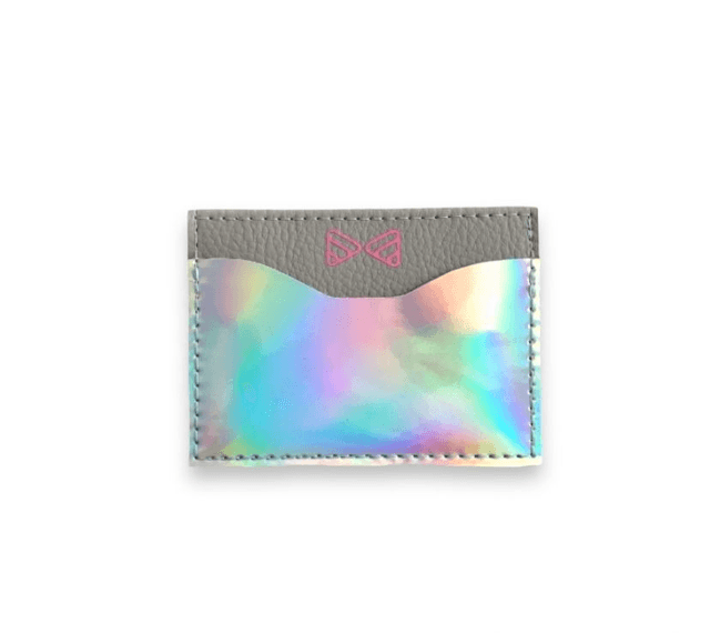 Porte cartes Holographique et Asphalte