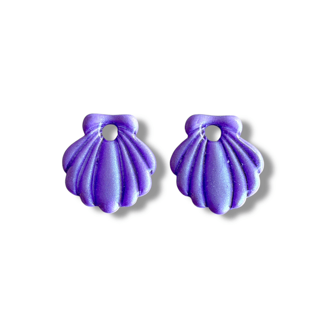 Pampilles Shelly lilas irisé (défaut)