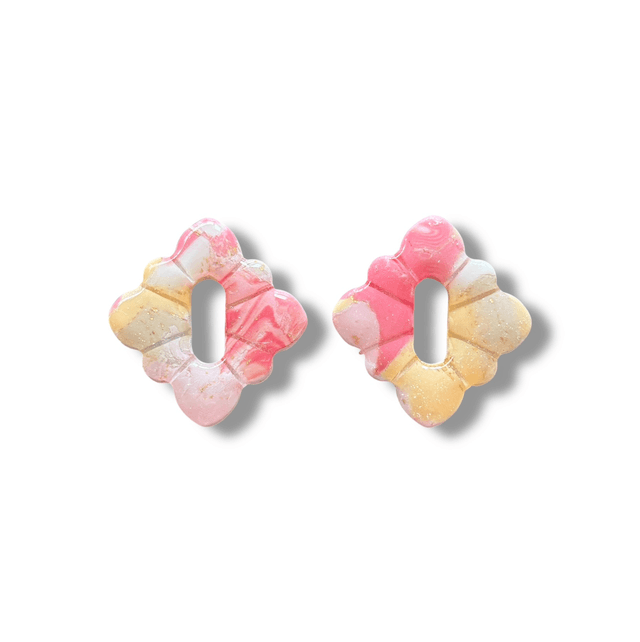 Pampilles Sidonie rose/beige/peche 