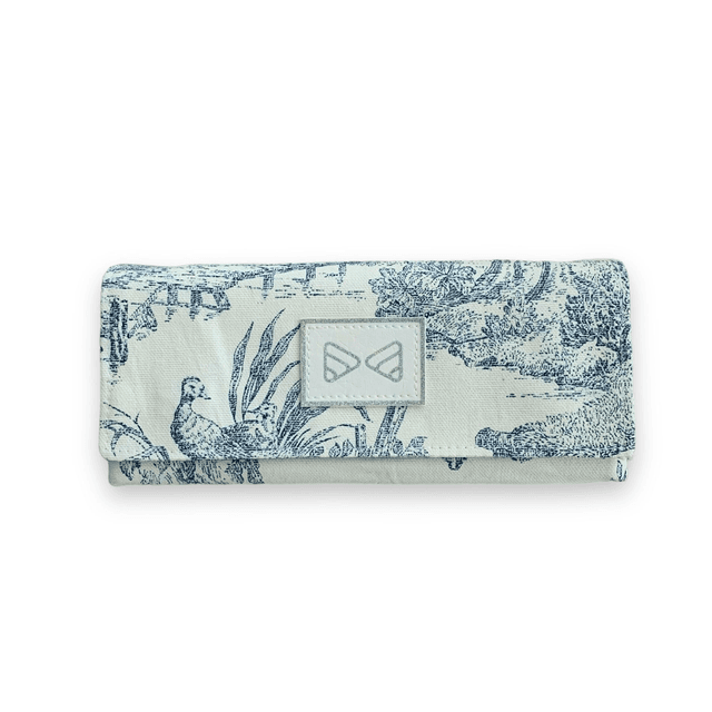 Porte feuille/compagnon « Le Romantique » bleu