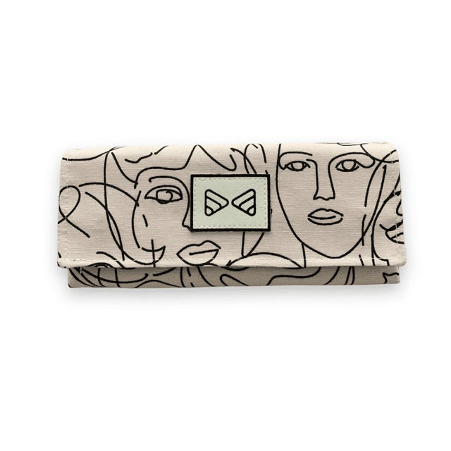 Porte feuille « Visage » 
