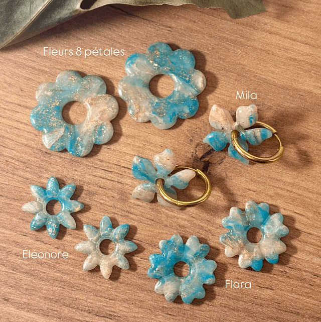 Charms quartz/topaze