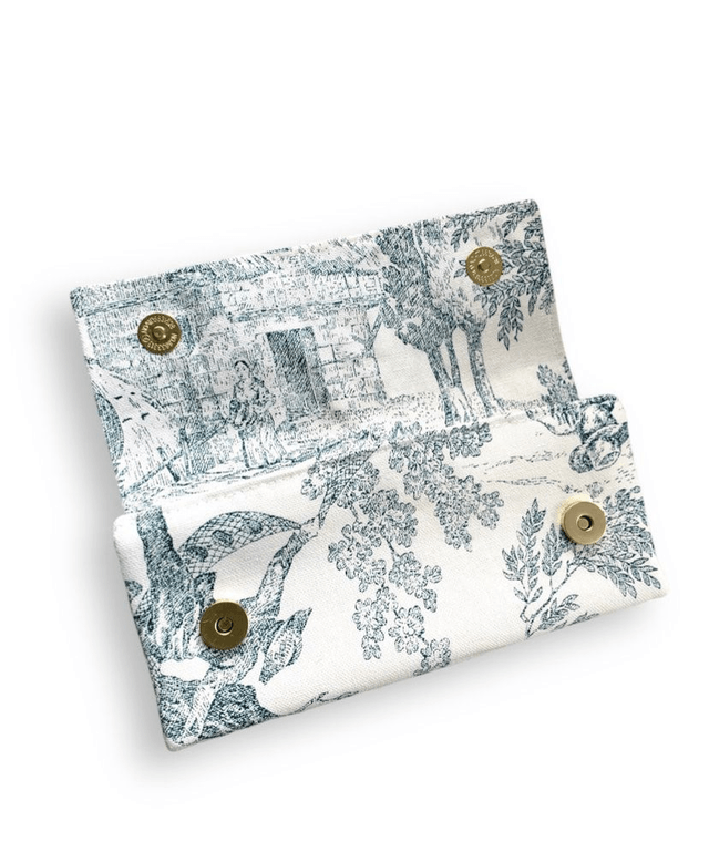 Porte feuille/compagnon « Le Romantique » vert