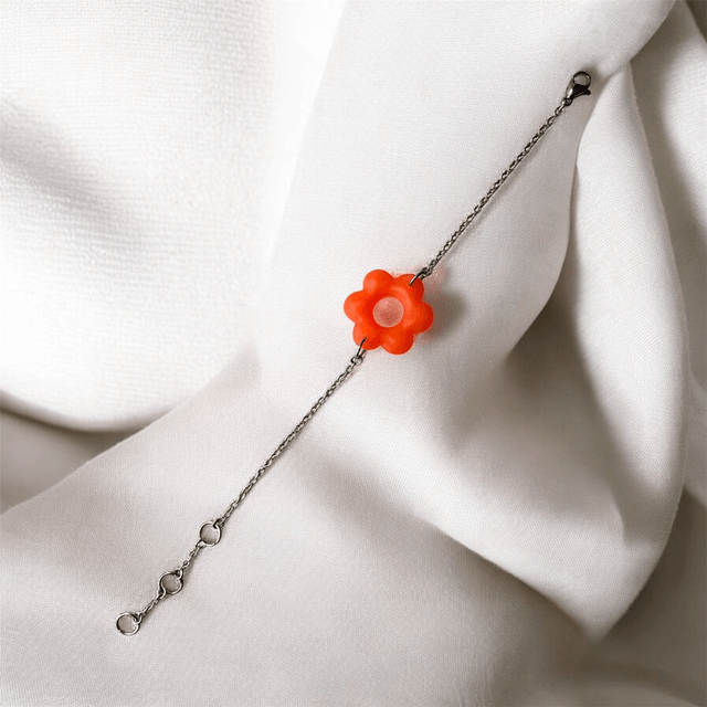 Bracelet Barbara mini Néon orange