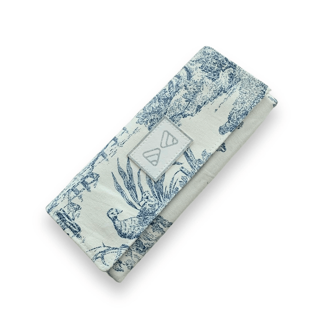 Porte feuille/compagnon « Le Romantique » bleu