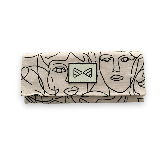 Porte feuille « Visage »