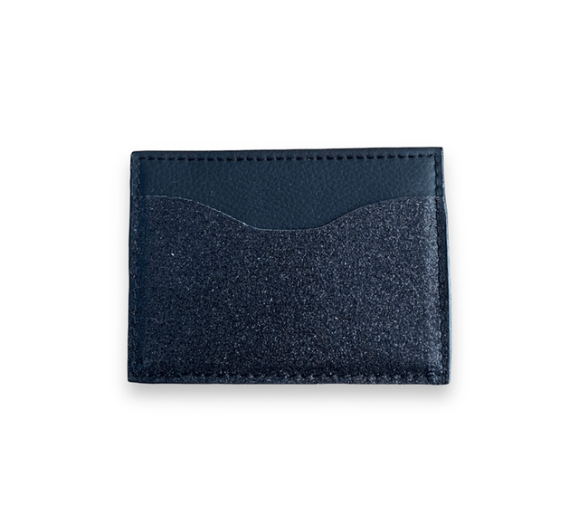 Porte cartes noir pailleté